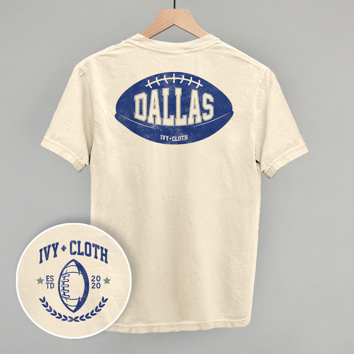 Dallas Football (Back Print) - clothing by TeeHivey.com (Image 2)