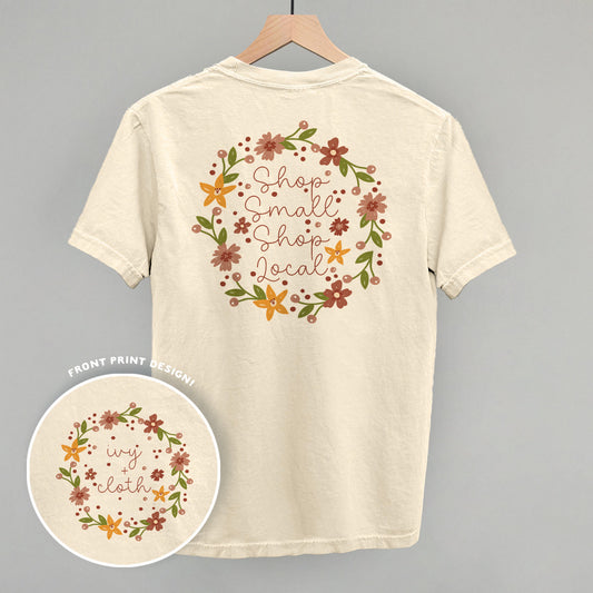 Shop Small Shop Local Back Print - clothing by TeeHivey.com (Image 1)