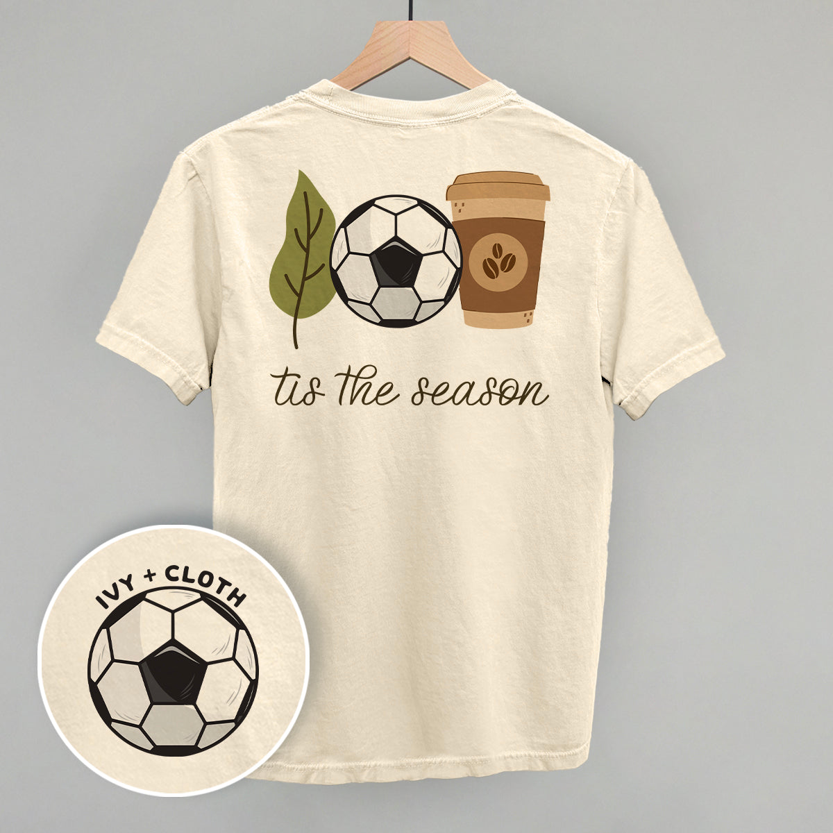 Tis The Season Soccer Doodle (Back Print)