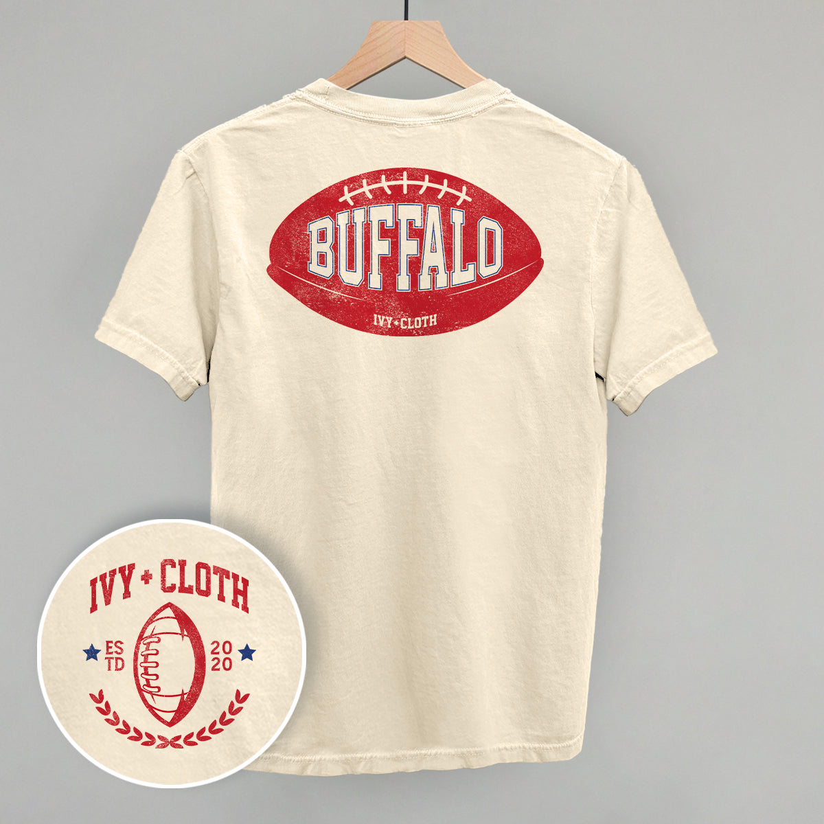 Buffalo Football (Back Print) - clothing by TeeHivey.com (Image 2)