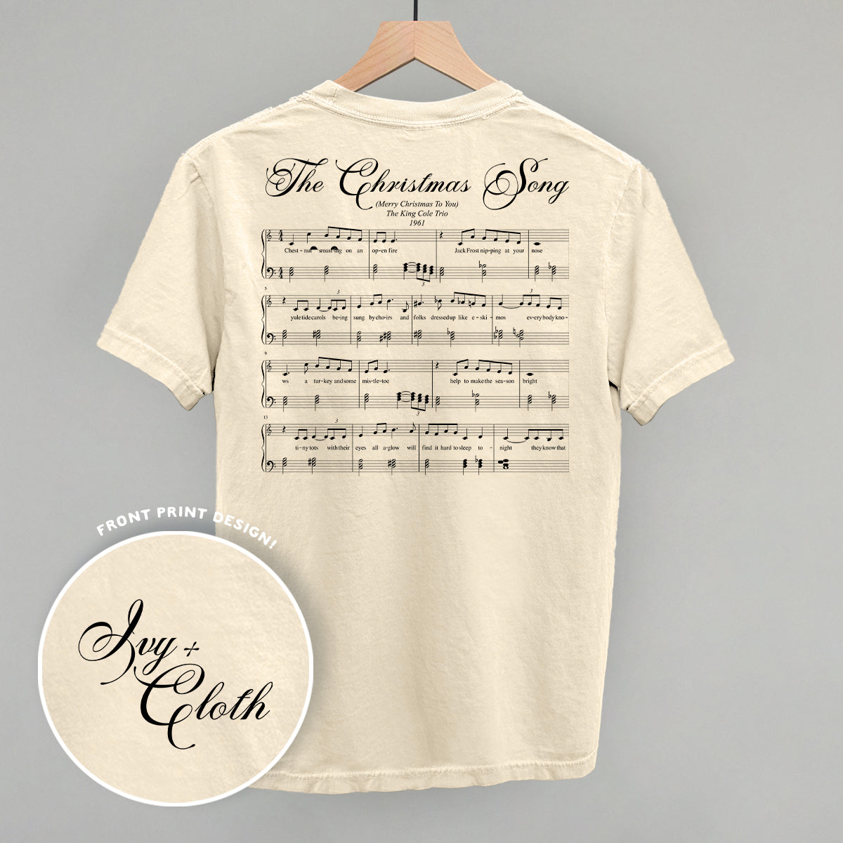 The Christmas Song Sheet Music (Back Print)