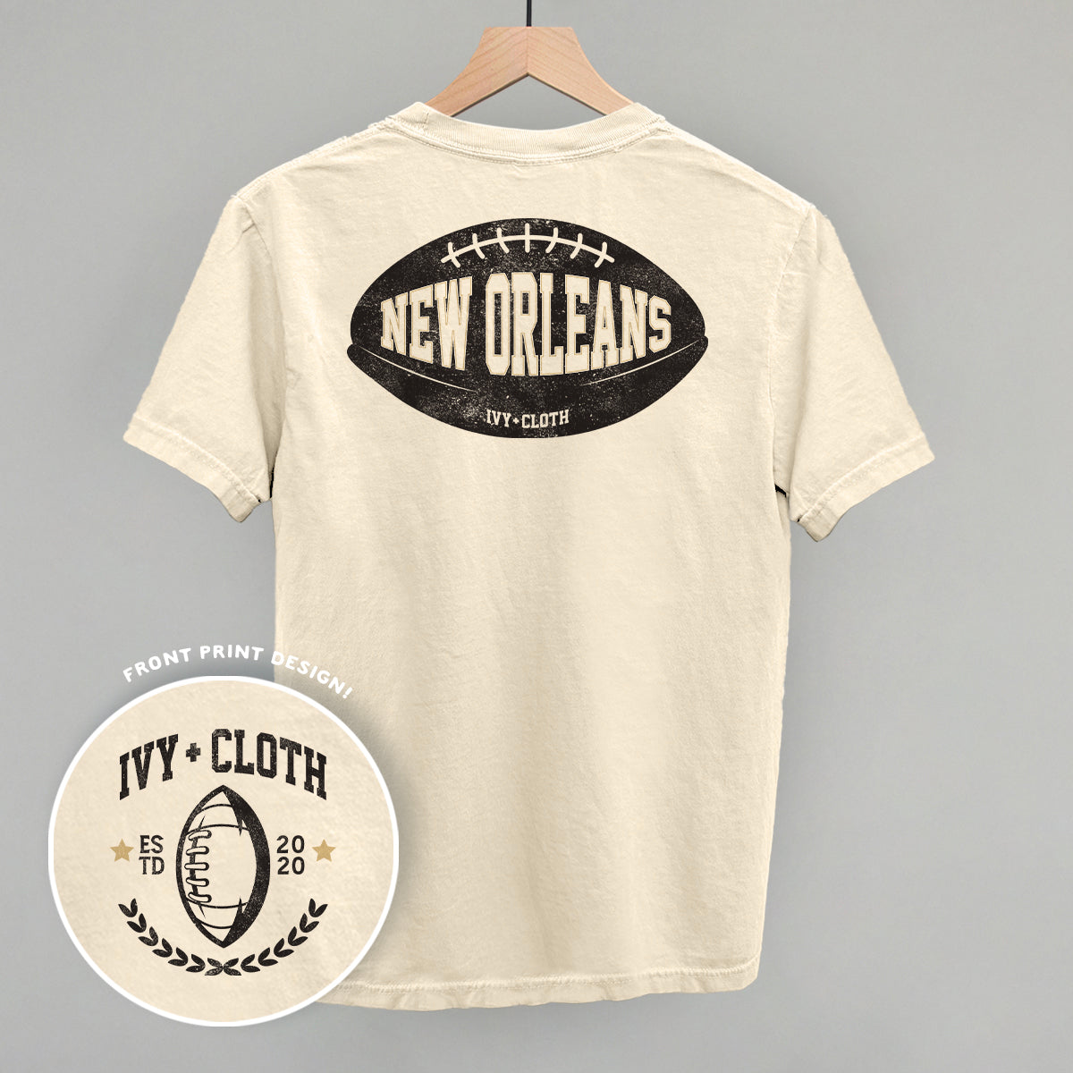 New Orleans Football (Back Print) - clothing by TeeHivey.com (Image 1)