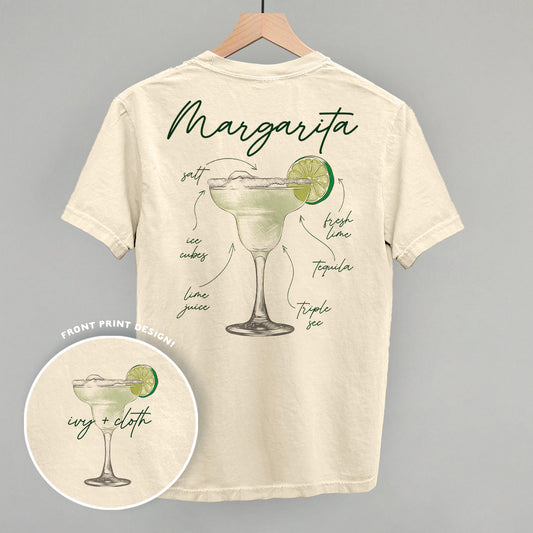 Margarita Recipe (Back Print) - clothing by TeeHivey.com (Image 1)