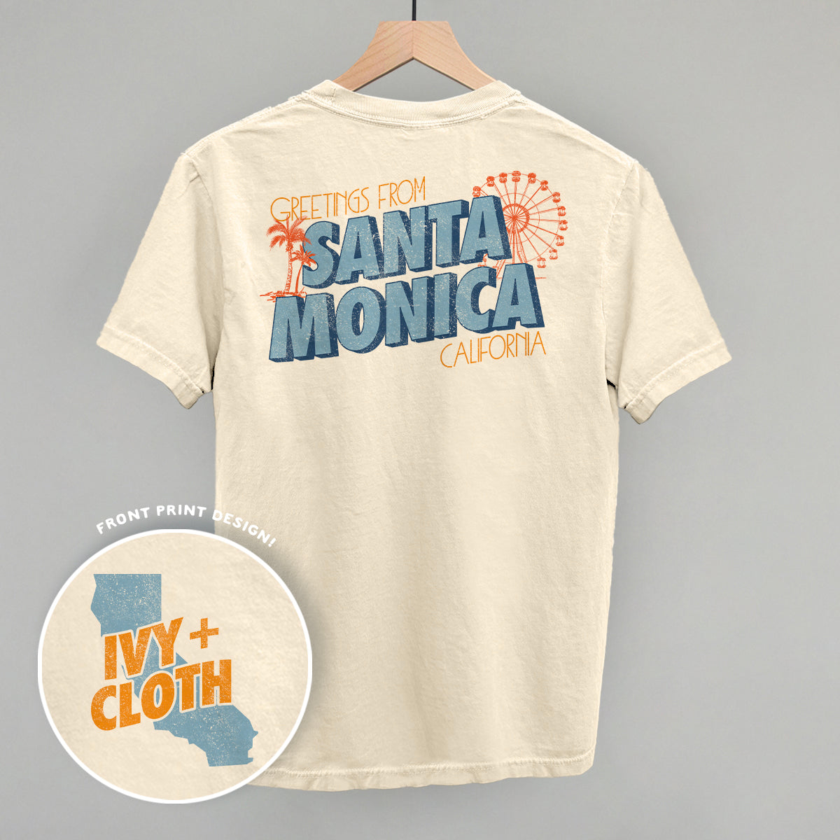 Greetings From Santa Monica (Back Print)