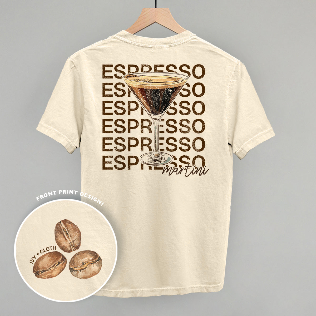 Espresso Martini (Back Print) - clothing by TeeHivey.com (Image 1)