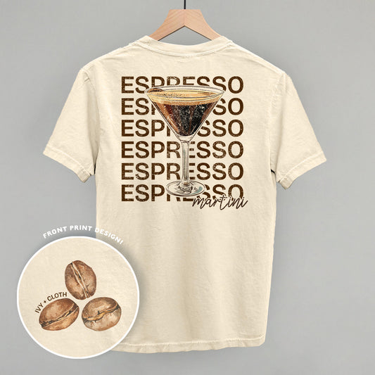Espresso Martini (Back Print) - clothing by TeeHivey.com (Image 1)