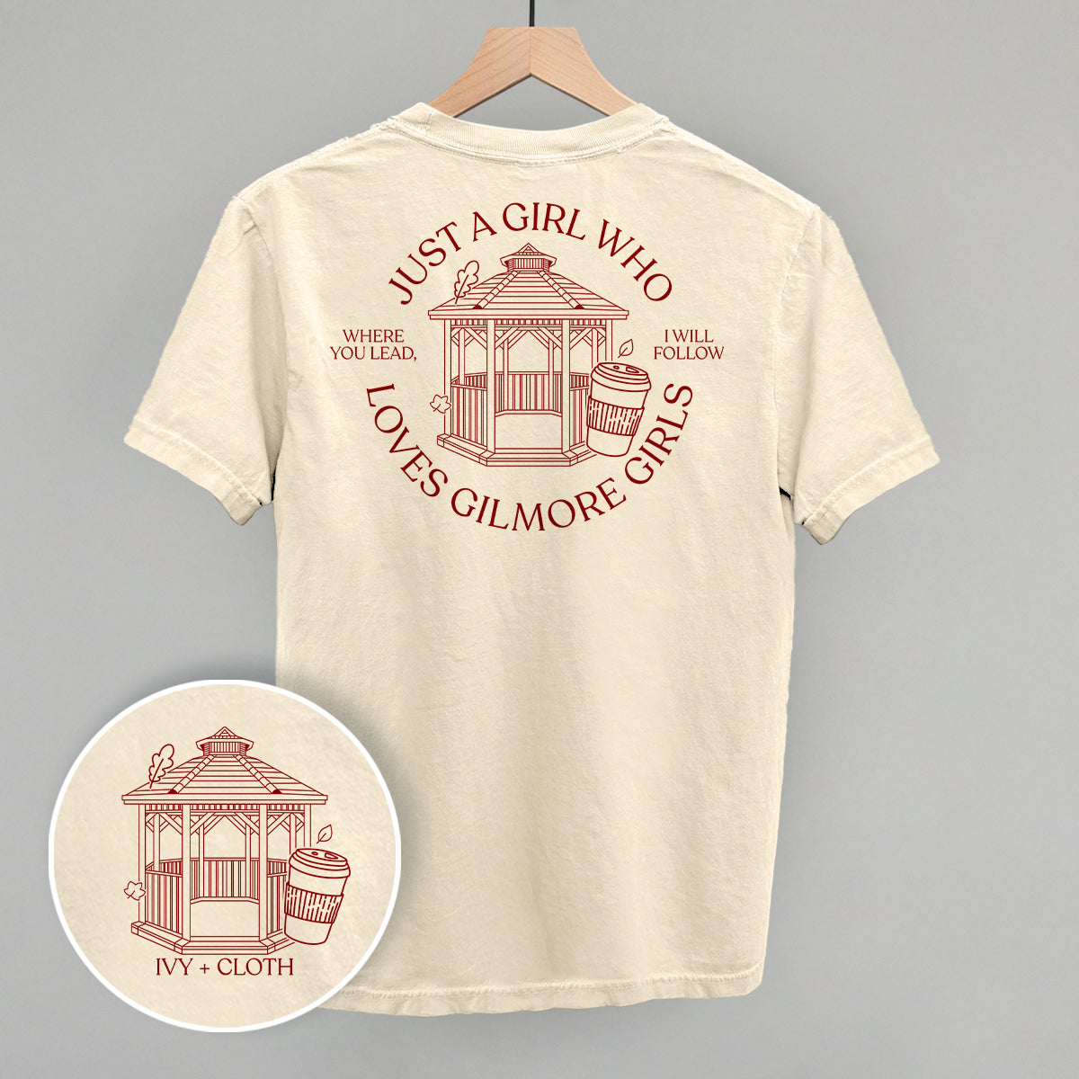 Just A Girl Who Loves Gilmore Girls (Back Print) - clothing by TeeHivey.com (Image 3)