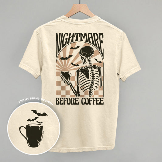 Nightmare Before Coffee (Back Print) - clothing by TeeHivey.com (Image 1)