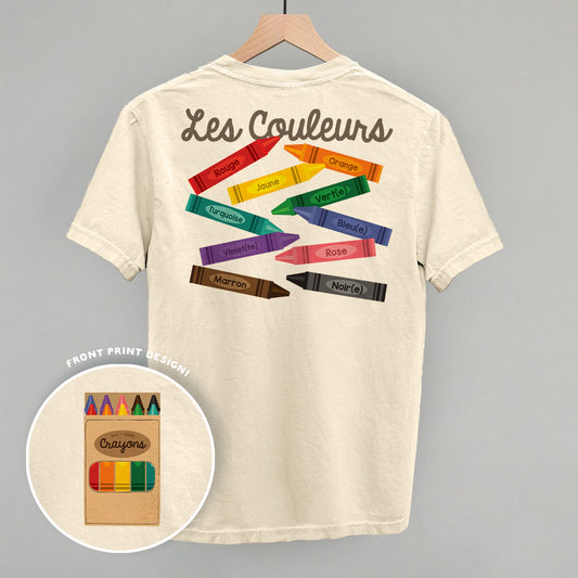 Les Couleurs (Back Print) - clothing by TeeHivey.com (Image 1)