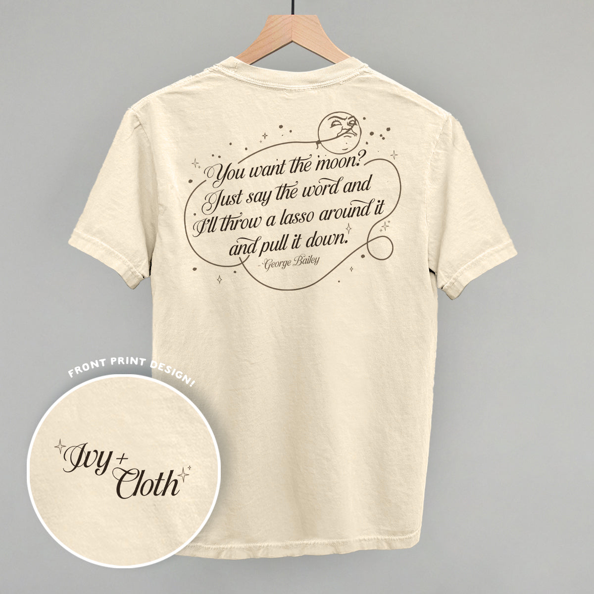 Lasso The Moon (Back Print) - clothing by TeeHivey.com (Image 1)