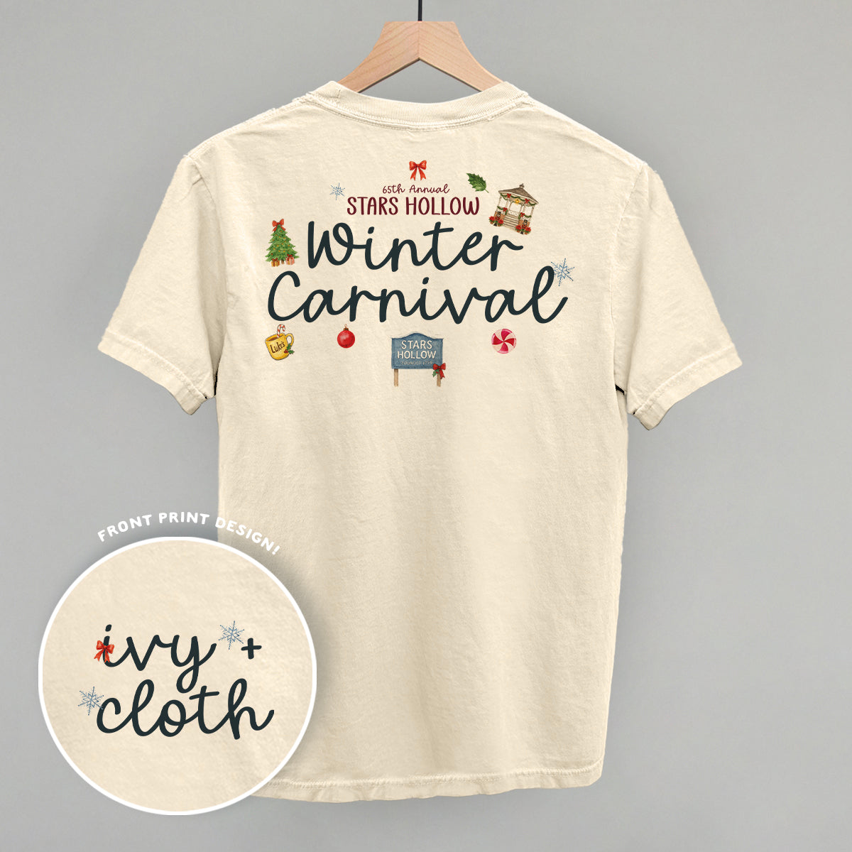 65th Annual Stars Hollow Winter Carnival (Back Print)