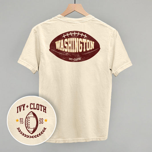 Washington Football (Back Print) - clothing by TeeHivey.com (Image 1)