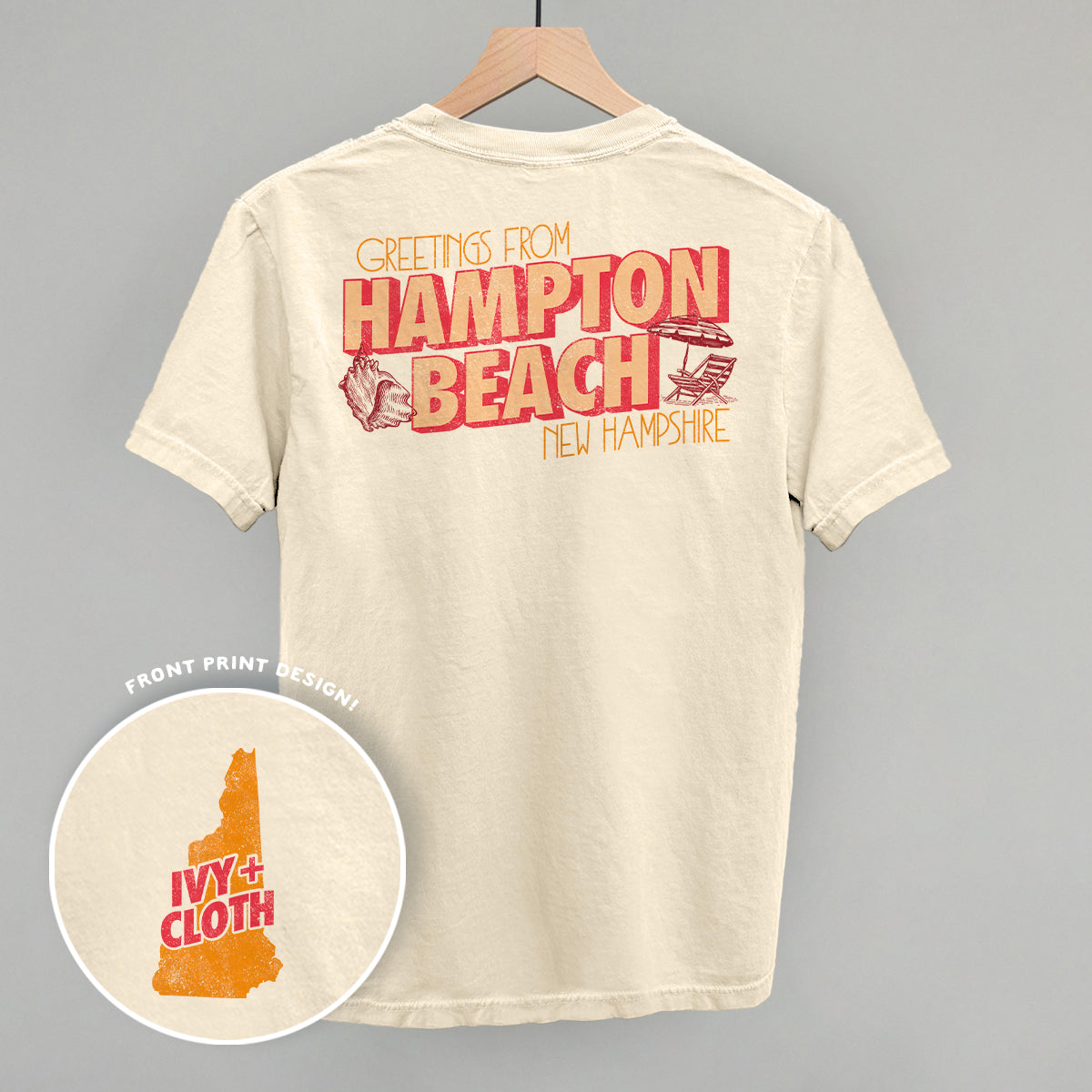 Greetings From Hampton Beach (Back Print)