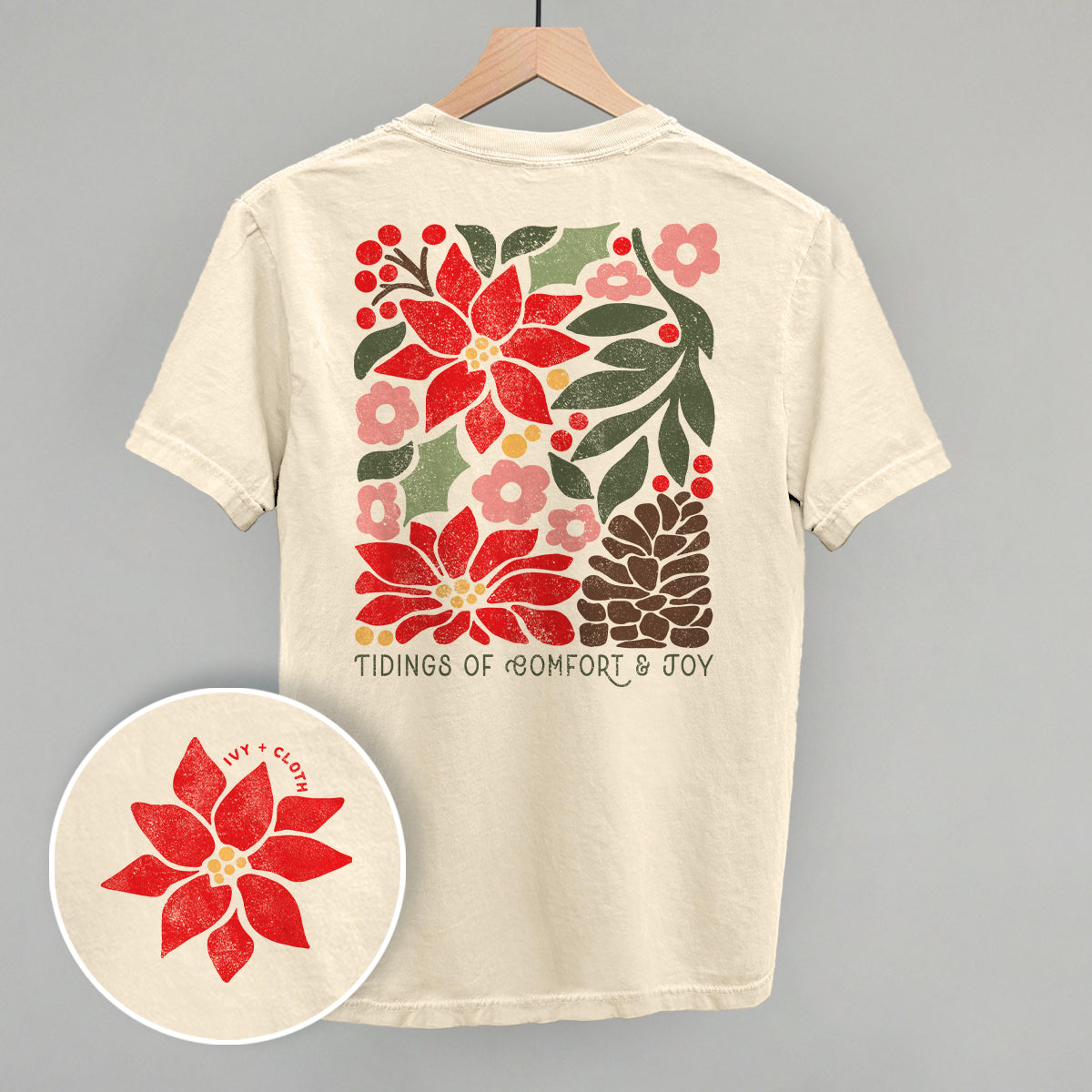 Tidings Of Comfort & Joy (Back Print) - clothing by TeeHivey.com (Image 2)