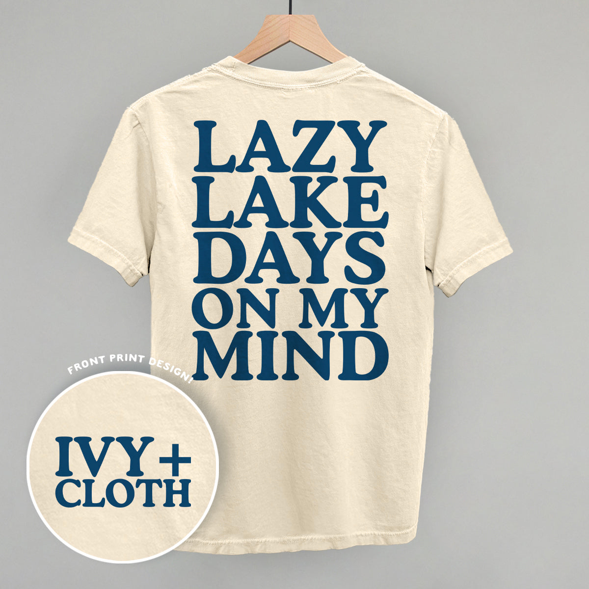 Lazy Lake Days (Back Print) - clothing by TeeHivey.com (Image 4)