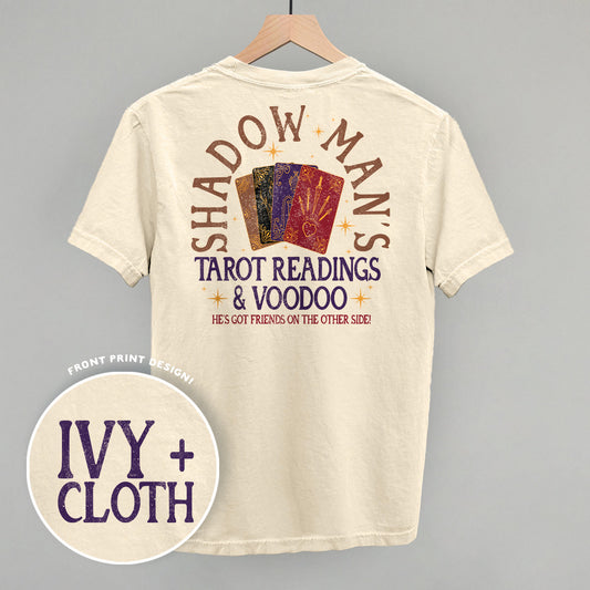 Shadow Man's Tarot Readings (Back Print) - clothing by TeeHivey.com (Image 1)