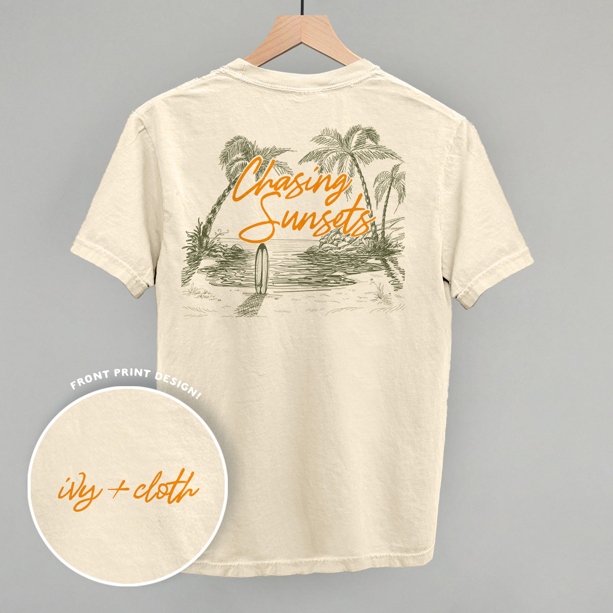 Chasing Sunsets (Back Print) - clothing by TeeHivey.com (Image 3)