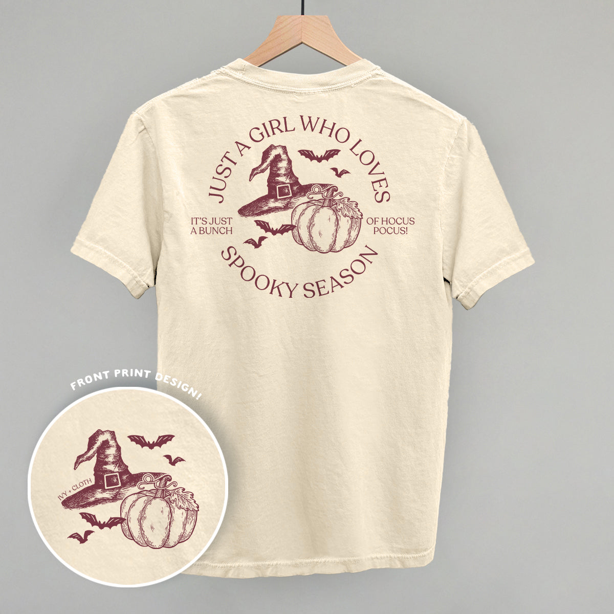 Just A Girl Who Loves Spooky Season (Back Print)