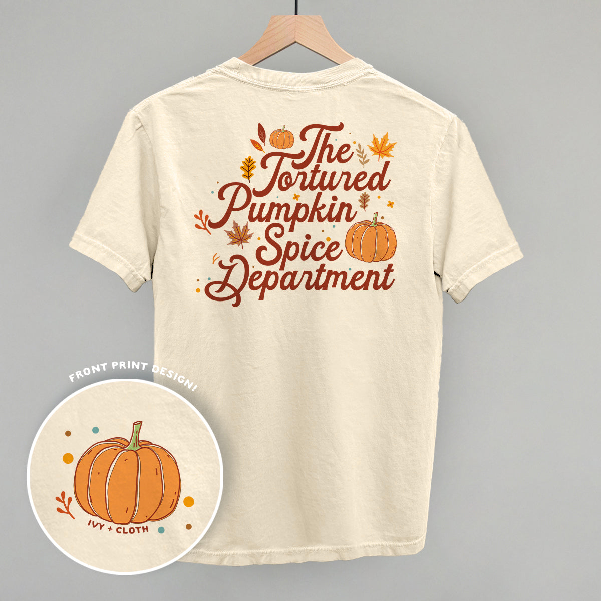The Tortured Pumpkin Spice Department (Back Print) - clothing by TeeHivey.com (Image 2)