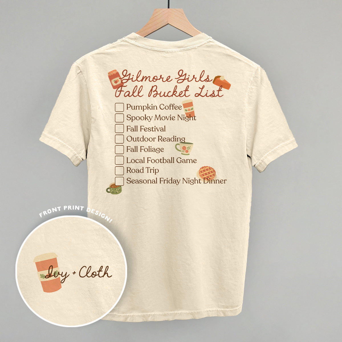 Gilmore Girls Fall Bucket List (Back Print)