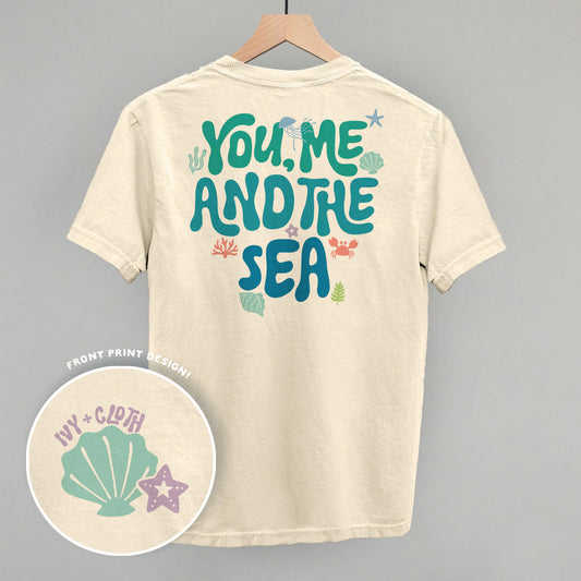 You, Me And The Sea (Back Print) - clothing by TeeHivey.com (Image 1)