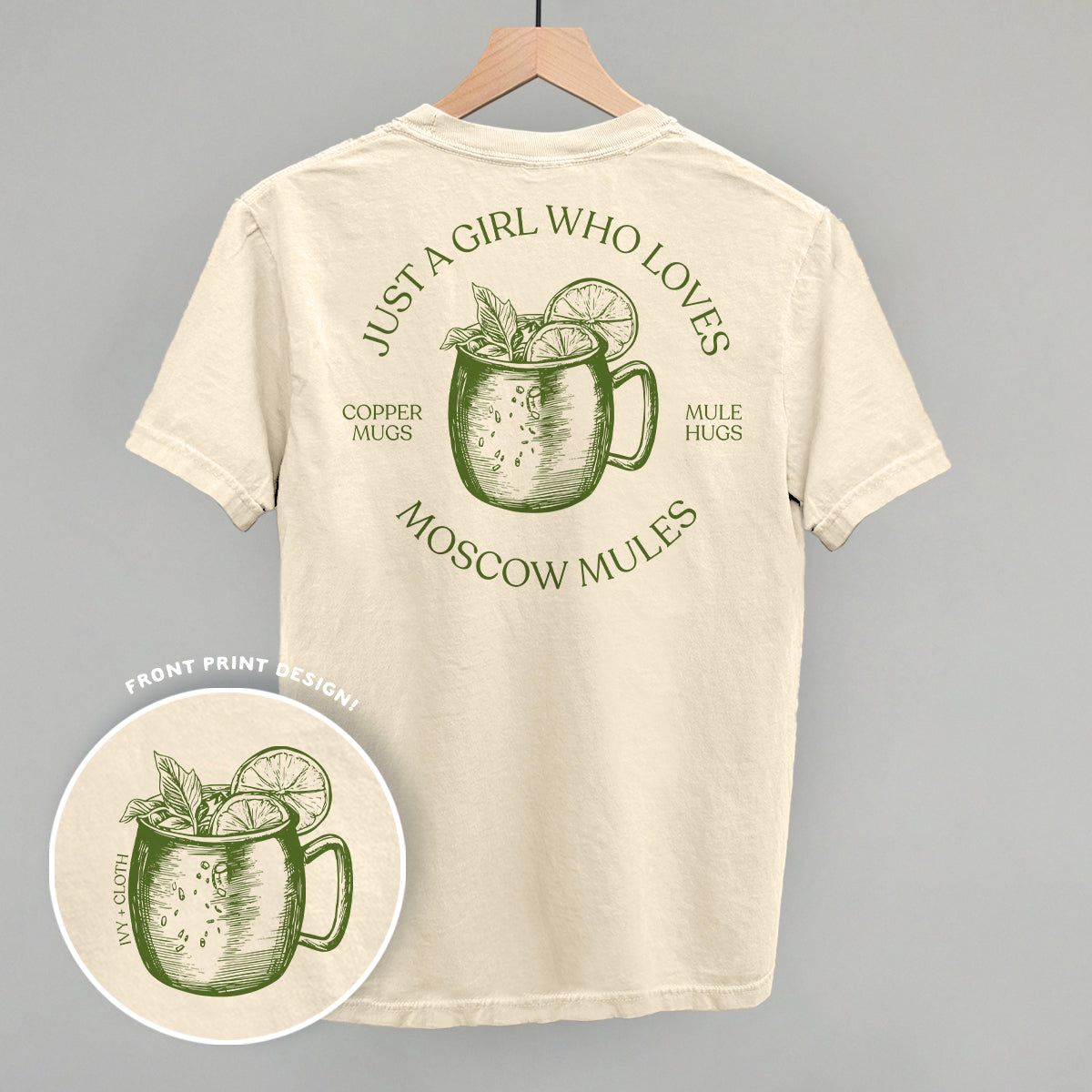 Just A Girl Who Loves Moscow Mules (Back Print) - clothing by TeeHivey.com (Image 5)