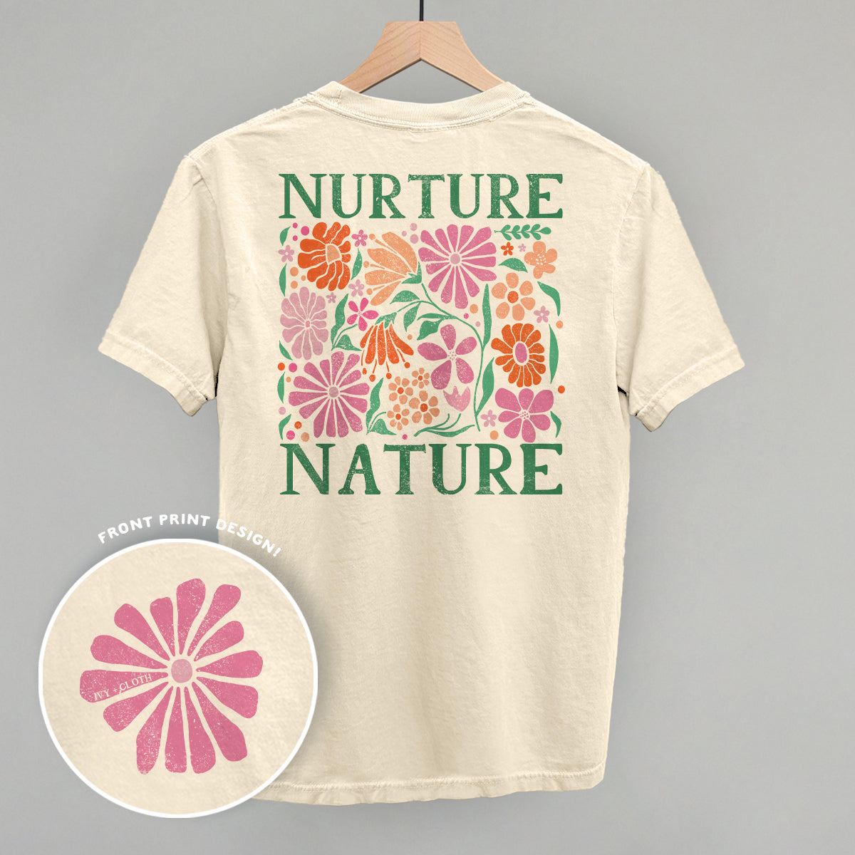 Nurture Nature Abstract (Back Print) - clothing by TeeHivey.com (Image 2)