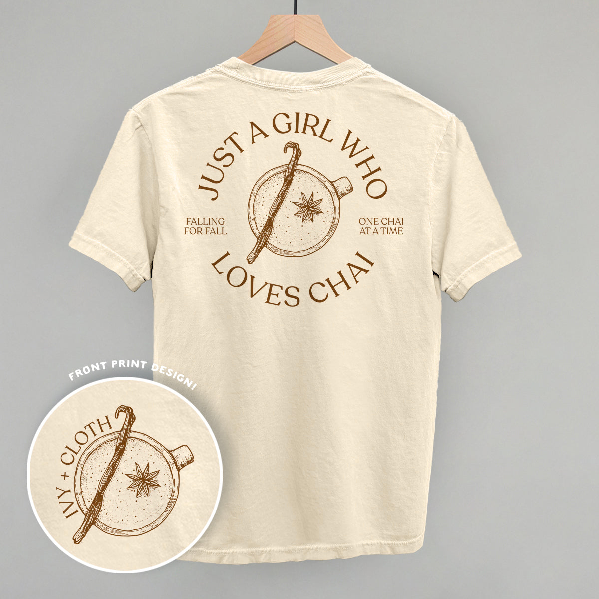 Just A Girl Who Loves Chai (Back Print) - clothing by TeeHivey.com (Image 3)