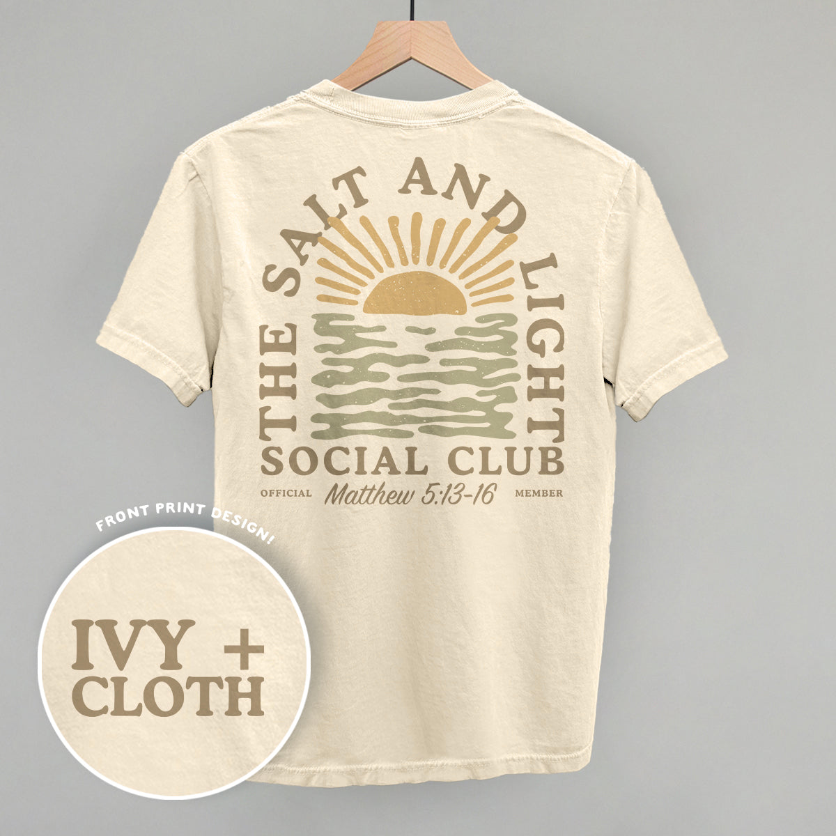 The Salt And Light Social Club (Back Print) - clothing by TeeHivey.com (Image 3)