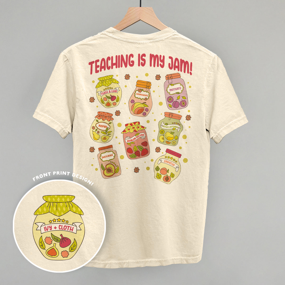 Teaching Is My Jam (Back Print) - clothing by TeeHivey.com (Image 3)