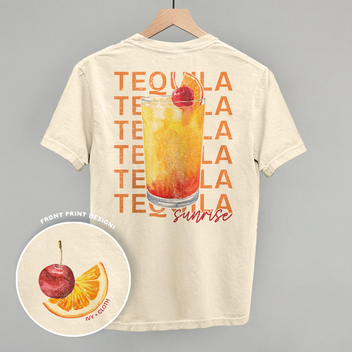 Tequila Sunrise (Back Print) - clothing by TeeHivey.com (Image 1)