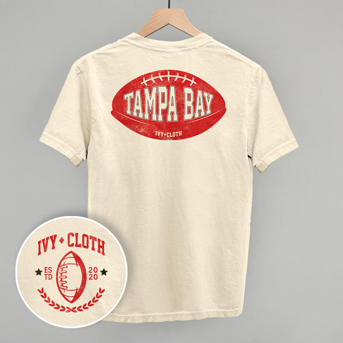 Tampa Bay Football (Back Print) - clothing by TeeHivey.com (Image 2)