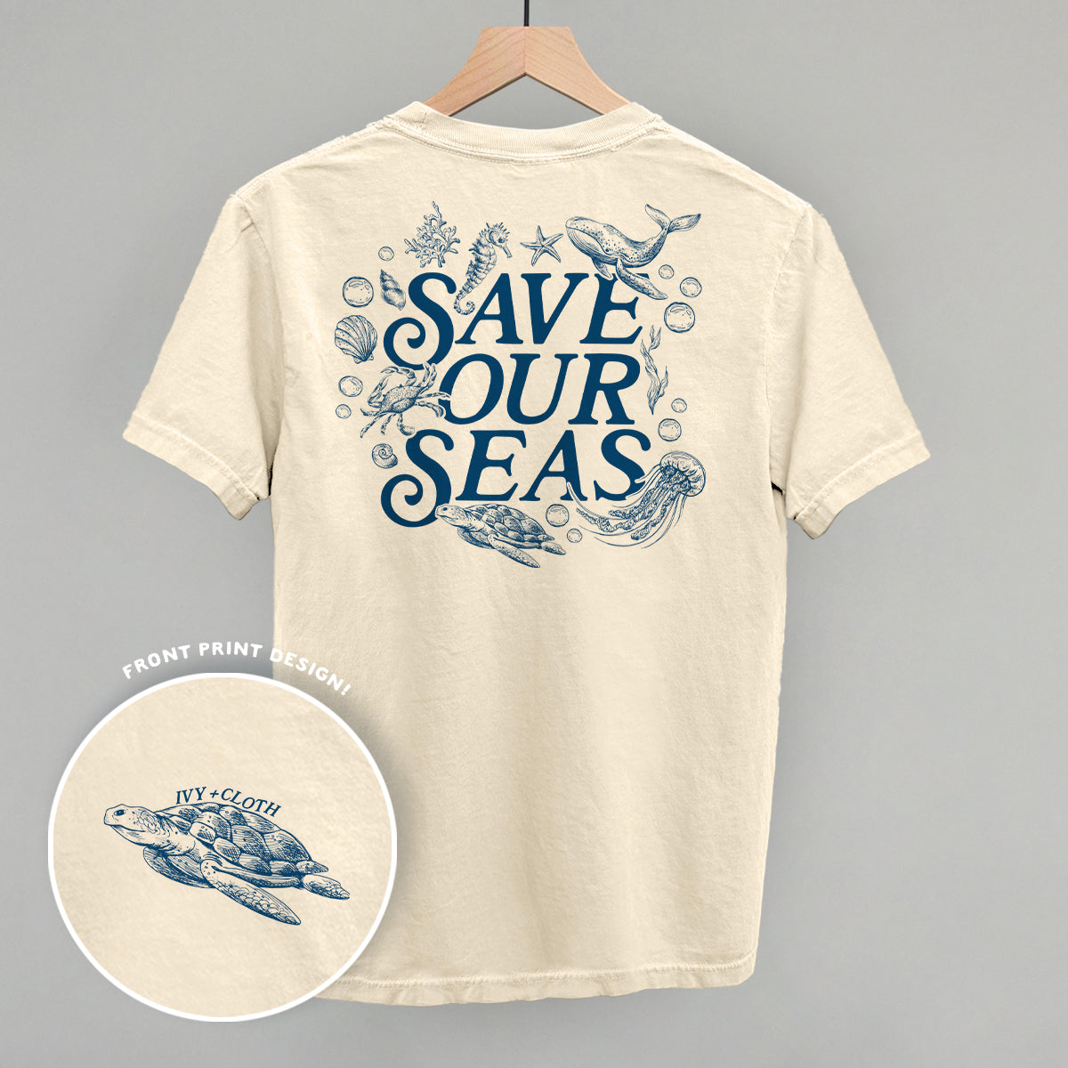 Save Our Seas (Back Print) - clothing by TeeHivey.com (Image 4)