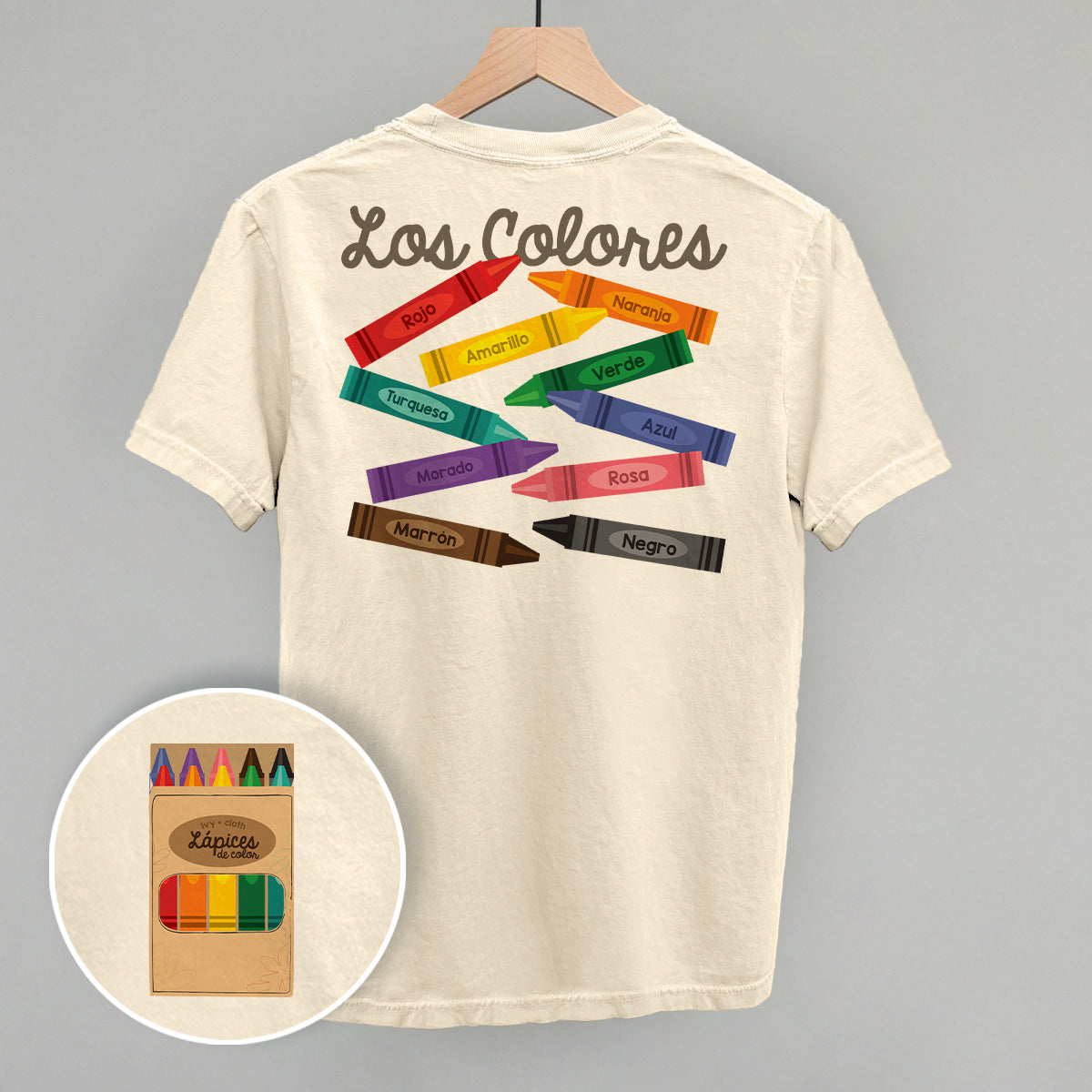 Los Colores (Back Print) - clothing by TeeHivey.com (Image 1)