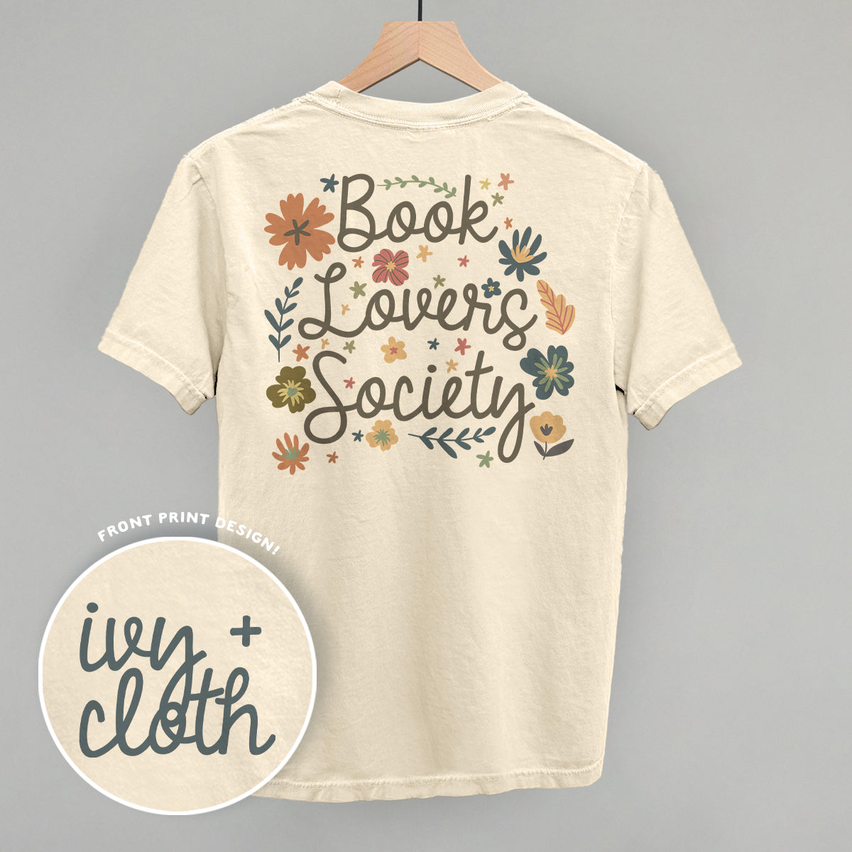 Book Lovers Society (Back Print) - clothing by TeeHivey.com (Image 1)
