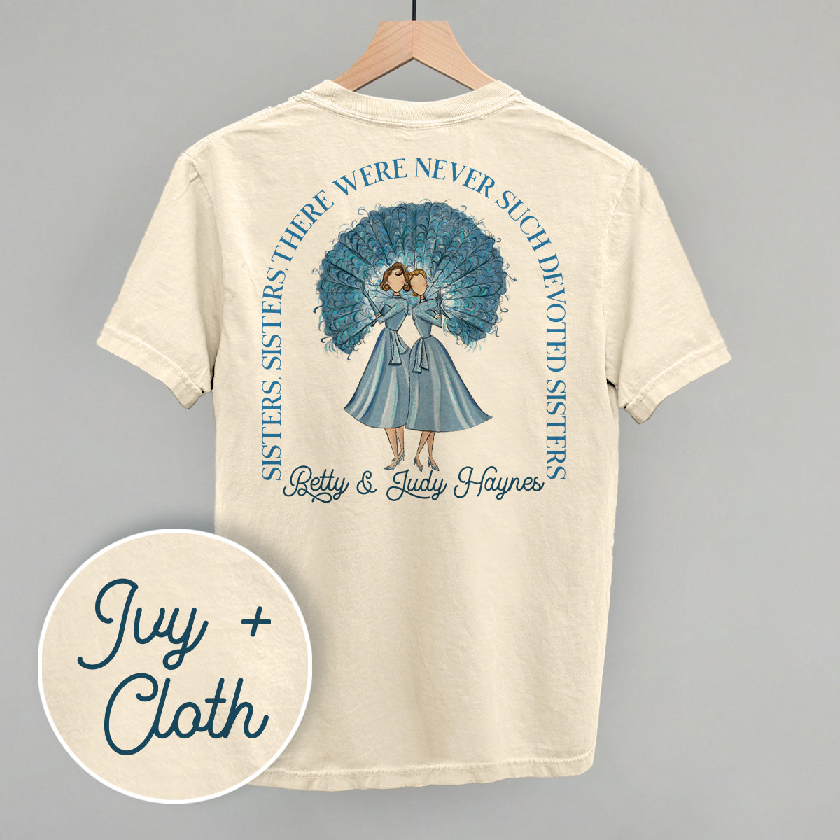 Sisters, Sisters (Back Print) - clothing by TeeHivey.com (Image 2)