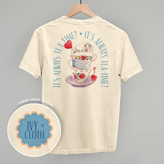It's Always Tea Time (Back Print) - clothing by TeeHivey.com (Image 1)