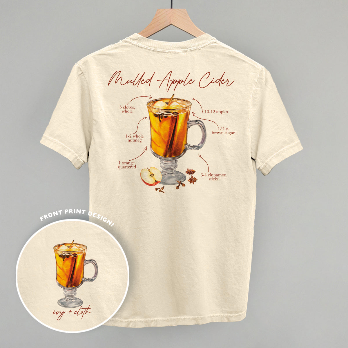 Mulled Apple Cider Recipe (Back Print)