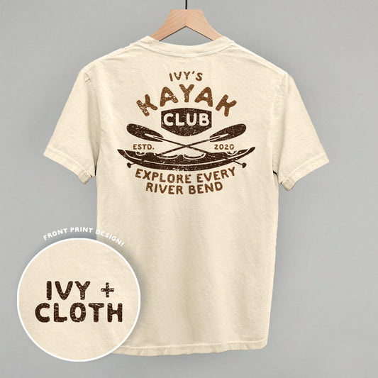 Ivy's Kayak Club (Brown) (Back Print) - clothing by TeeHivey.com (Image 1)