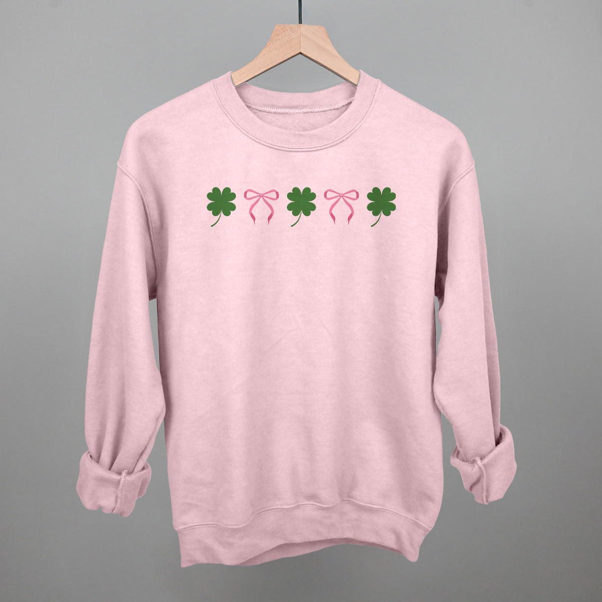 Pink Bows + Clovers - clothing by TeeHivey.com (Image 1)