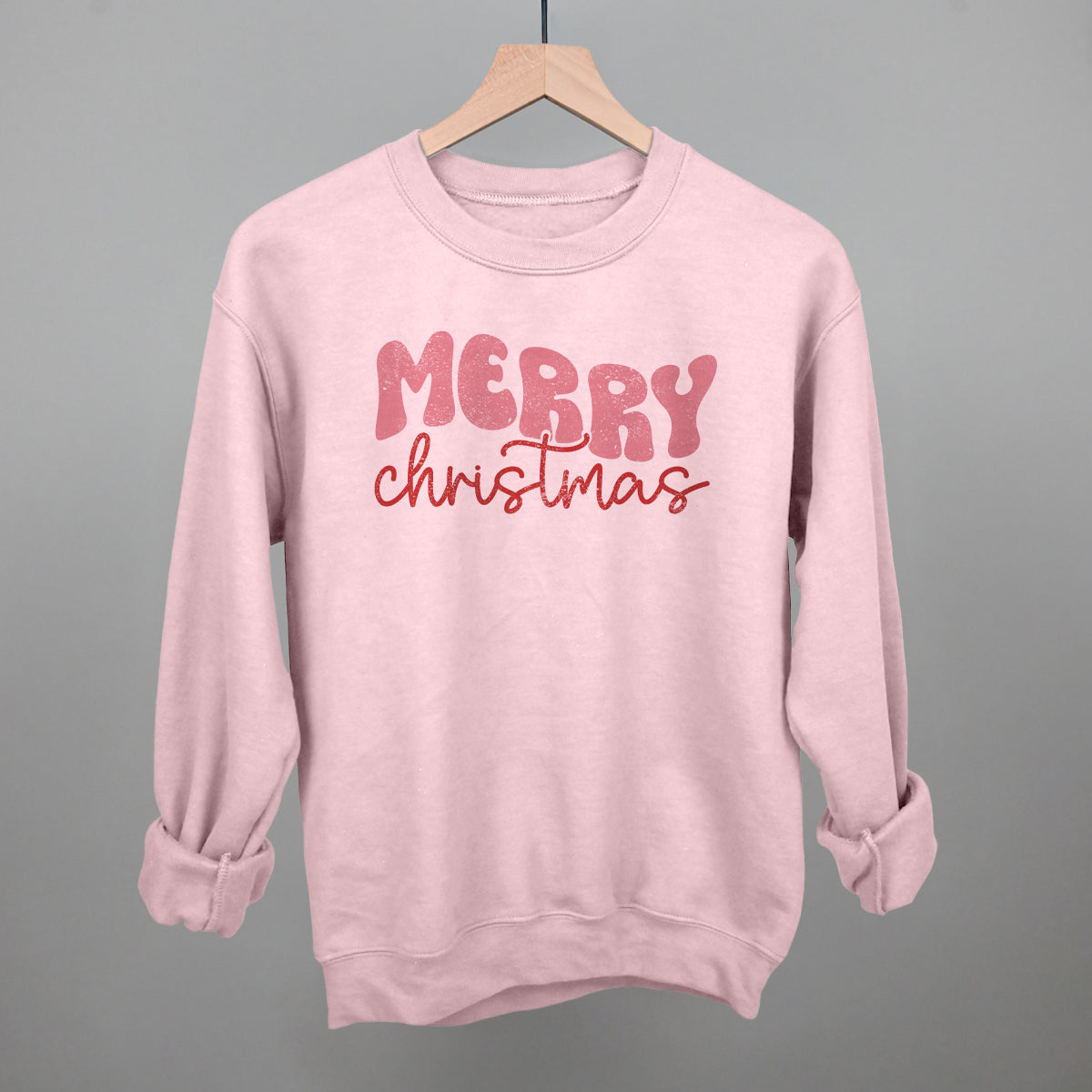 Merry Christmas (Groovy Script) - clothing by TeeHivey.com (Image 1)