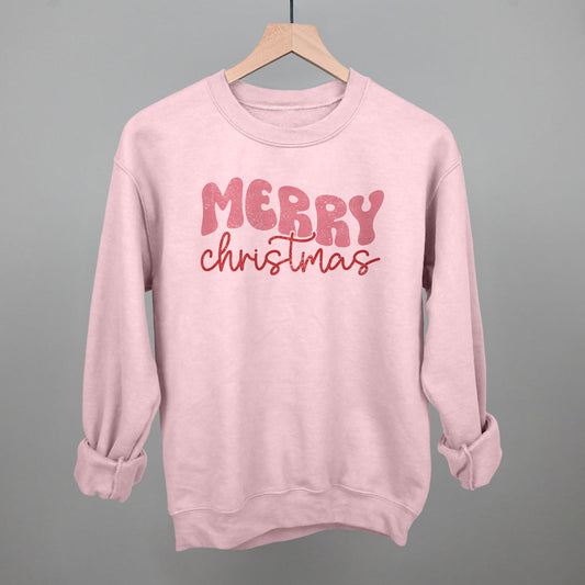 Merry Christmas (Groovy Script) - clothing by TeeHivey.com (Image 1)