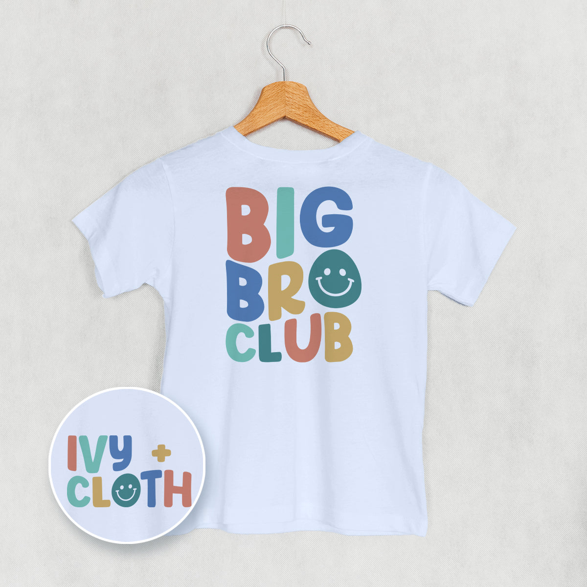 Big Bro Club (Kids Back Print) - clothing by TeeHivey.com (Image 3)