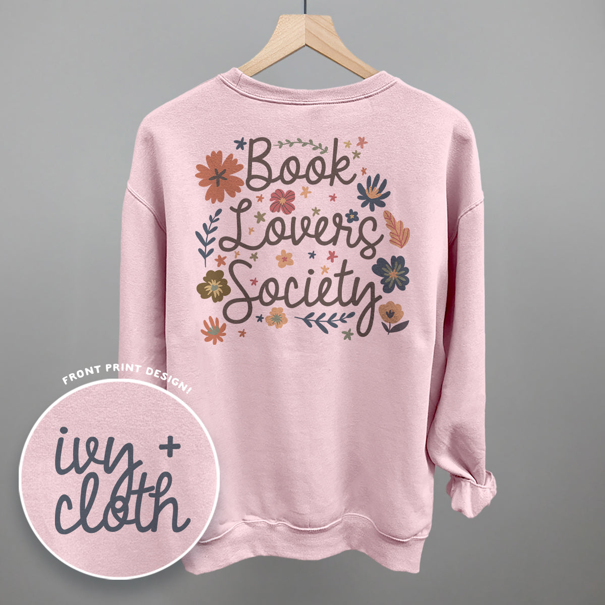 Book Lovers Society (Back Print) - clothing by TeeHivey.com (Image 5)