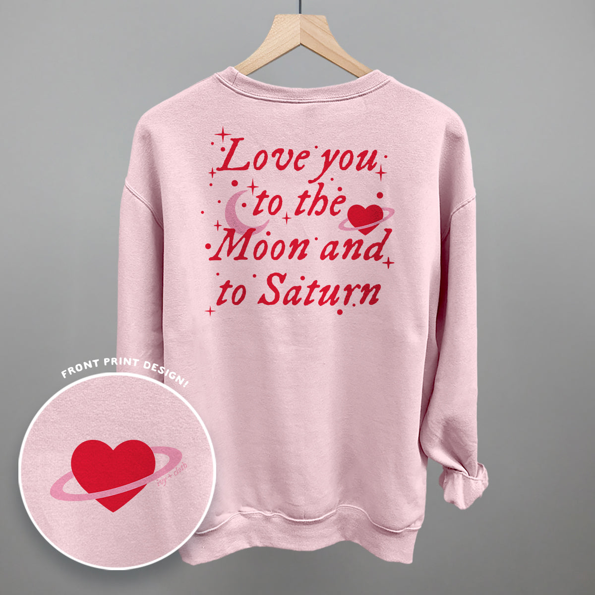 To The Moon And To Saturn (Back Print) - clothing by TeeHivey.com (Image 4)