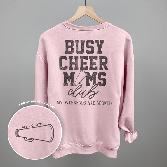 Busy Cheer Moms Club (Back Print) - clothing by TeeHivey.com (Image 1)