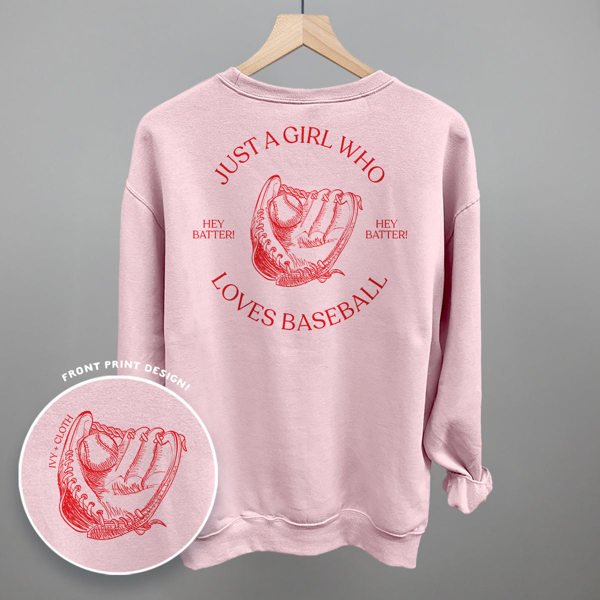 Just A Girl Who Loves Baseball (Back Print) - clothing by TeeHivey.com (Image 4)