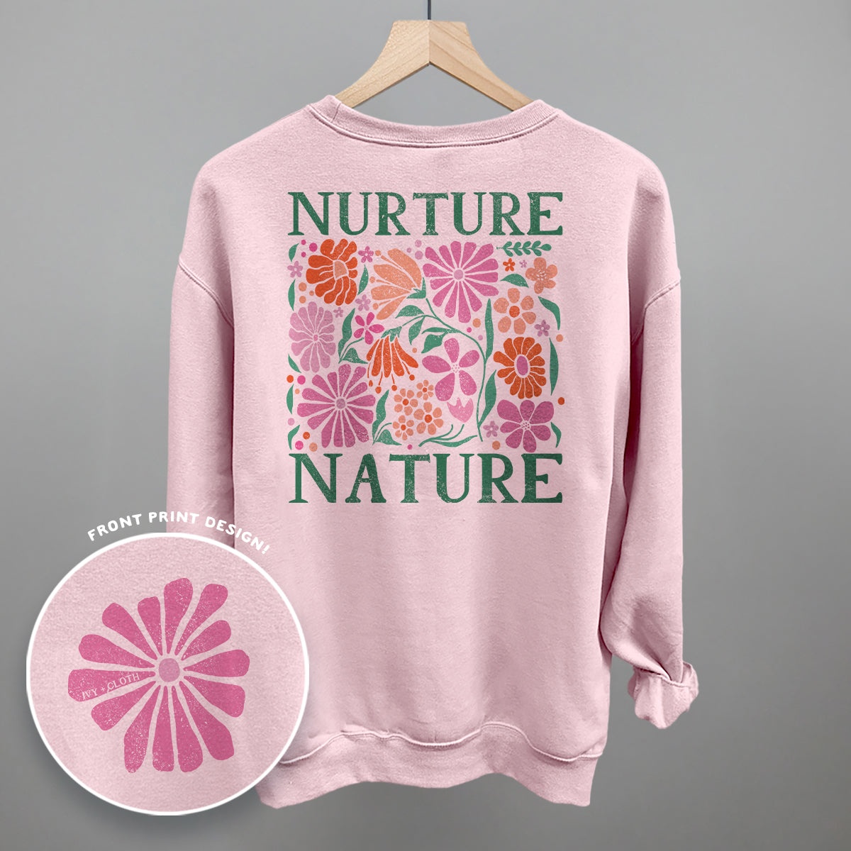 Nurture Nature Abstract (Back Print) - clothing by TeeHivey.com (Image 4)