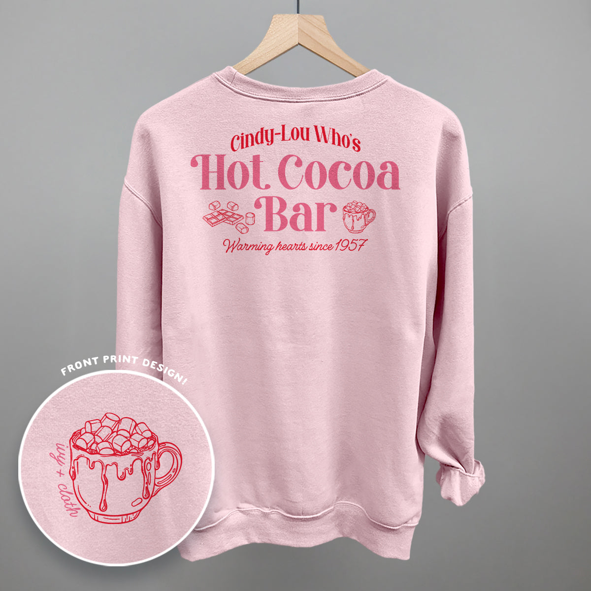 Cindy-Lou Who's Hot Cocoa Bar (Back Print) - clothing by TeeHivey.com (Image 4)