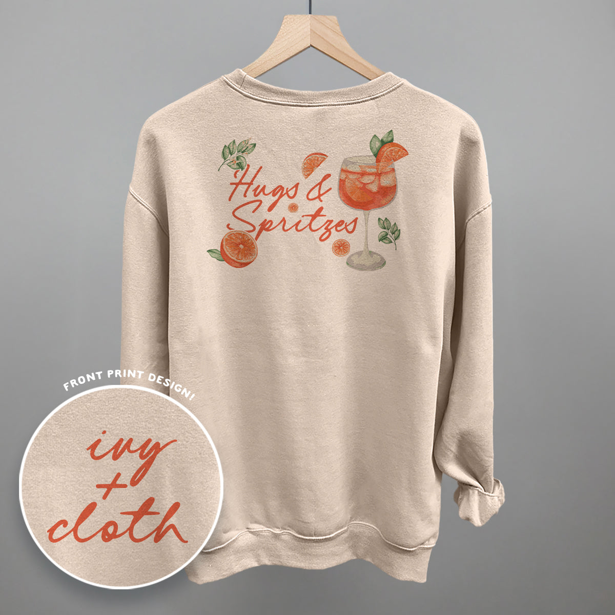 Hugs And Spirtzes (Back Print) - clothing by TeeHivey.com (Image 3)